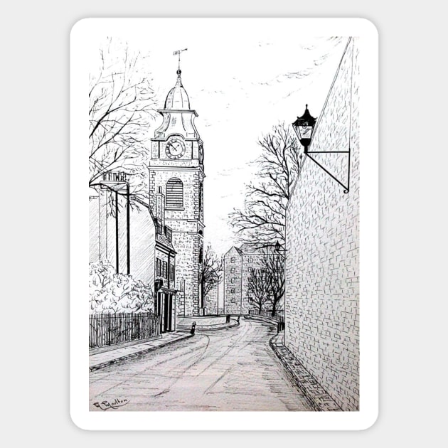 ST JOHNS CHURCH WAPPING LONDON Sticker by MackenzieTar